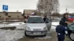 Подготовка к Автопробегу в Ключах у поликлиники.26.03.2022 г...