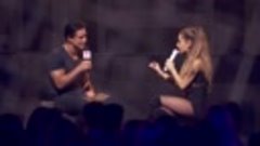 Ariana Grande - Make Me Laugh (Q&amp;A On The Honda Stage At Ihe...
