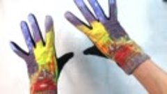 Перчатки женские Ван Гог Ночная терасса Elegant Line Gloves