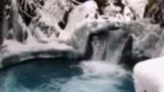 Водопад зимой 
