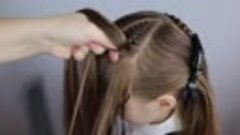 Красивая #Прическа для школы / #прически на длинные волосы