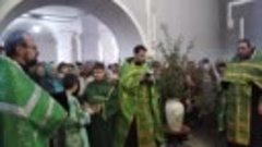 В канун празднования Входа Господня в Иерусалим в Покровском...