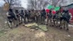 Бойцы из Чеченской Республики.