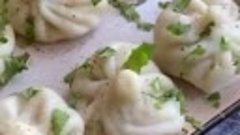 Мини ХИНКАЛИ с мясной и сырной начинками