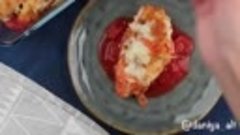 Курица в панировке с томатами видео рецепт | простые рецепты...