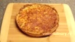 Луковый пирог из песочного теста - Рецепт Бабушки Эммы.