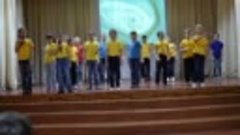 Тимур на конкурсе талантов 2017 (в школе)
