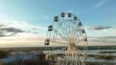 Колесо Обозрения . Нижний Новгород. Ferris wheel in rainbow ...