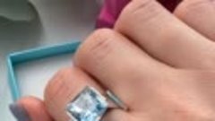 Серебряное кольцо FERIAS2 с топазом SKY BLUE 