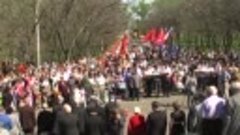 Торжественный митинг 9 мая 2011 Котовск в.ч. 6891