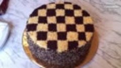 Торт &#39;Шахматный&#39;-Шахматный Торт-Chessboard Cake-Пошаговый Ре...