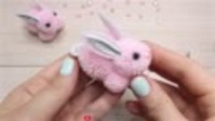 🐰 САМЫЙ МИЛЫЙ КРОЛИК СВОИМИ РУКАМИ 😱 POM POM BUNNY RABBITS...