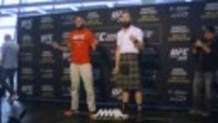 UFC 209 Media Day Staredowns (with commentary)