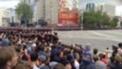 Парад 9 мая 2017 год, казаки и кадеты казачьего корпуса им. ...