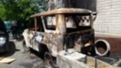 На Ставрополье автоинспекторы потушили загоревшийся автомоби...
