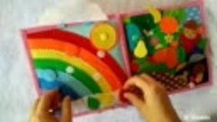 Carte senzoriala pentru copii / Развивающая книжка для детей...