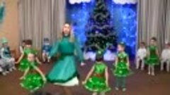 Christmas tree dance in kindergarten ||Танок ялинок на новий...