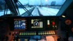 ЭП20 с поездом №747 Невский экспресс на подходе к станции Ли...