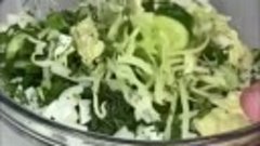 Лёгкий салат из капусты ( рецепт )