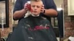 Barber Pranks Kid By Pretending He&#39;s Cut His Ear Off