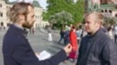 Интервью на Красной площади о России, русских, семье, о буду...