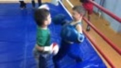 Первый бой моего сына Армена  в 4 лет