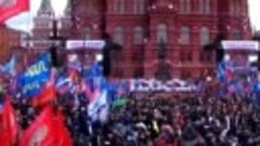 Юлия Чичерина на митинге «Своих не бросаем» на Манежной площ...