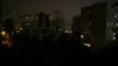 момент откл. света в Киеве город за несколько секунд погружа...