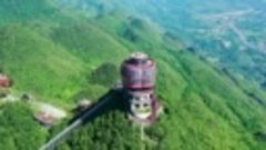 Meihua Mountain scenic spot in Liupanshui, Guizhou _ Aerial ...