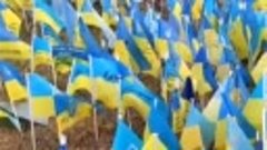 Новый украинский флэшмоб, каждый флаг - означает одного проп...