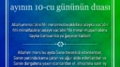 10-cu günün duası 