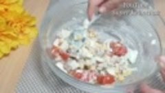 Легкий и Вкусный салат на скорую руку! Салат на каждый день