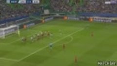 Luis Suarez Goal - Sporting Lisbon vs Barcelona 0-1 - 