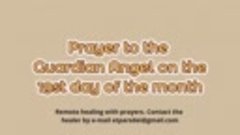 Prayer to the Guardian Angel on the 19st day of the month