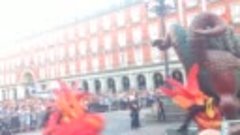 Площадь Майор,Мадрид,празднование 400 летия площади 