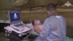 Работа российских военных медиков на полигонах в РБ