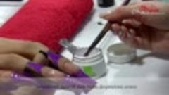 UV Gel Nail Extensions Tutorial Step by Step using Nail Form...