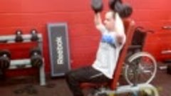 dummbbell exercise shoulder press!