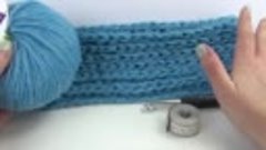 Легкий шарф на весну двойной снуд урок вязания крючком