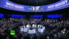 Медведев участвует в пленарном заседании форума «Открытые ин...