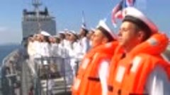 Первый парад в честь ВМФ России в Сирии