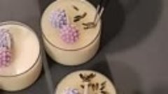 lavender candle decoration