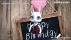 Зайка - Поздравление с днем рождения 