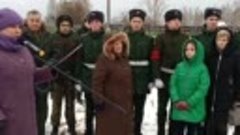 Траурный митинг на похоронах воина Дмитрия Монахова, умершег...