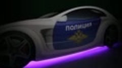Кровать-машина Mercedes Полиция _ avto-krovatka.ru