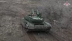 Боевая подготовка экипажей танков Т-90 ЦВО в тыловой зоне