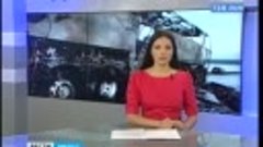 Автобус «Иркутск — Усть Илимск» сгорел ночью на трассе в Тул...