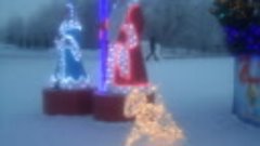 Дед Мороз,Снегурочка и Кролик символ 2023 года
