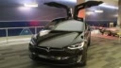 Tesla Model X sings and dances for us at San Jose Car Show.m...