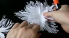 How to make a paper snowflake СНЕЖИНКА ПУШИСТАЯ КАК ВЫРЕЗАТЬ...